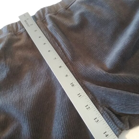 Quacker Factory by Jeanne Bice women's size M gray corduroy straight leg pants - Picture 8 of 15